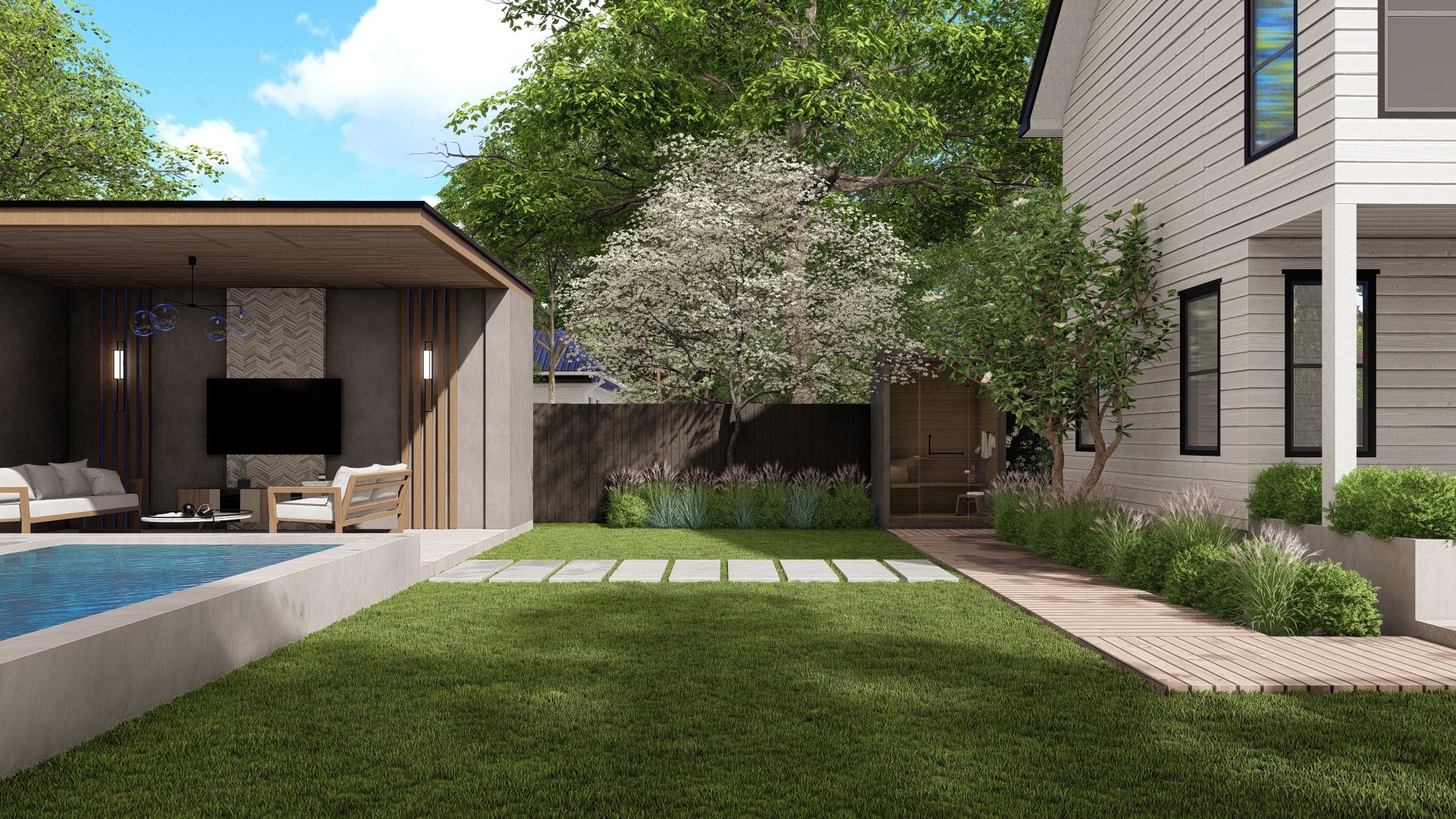 Pergola with Storage