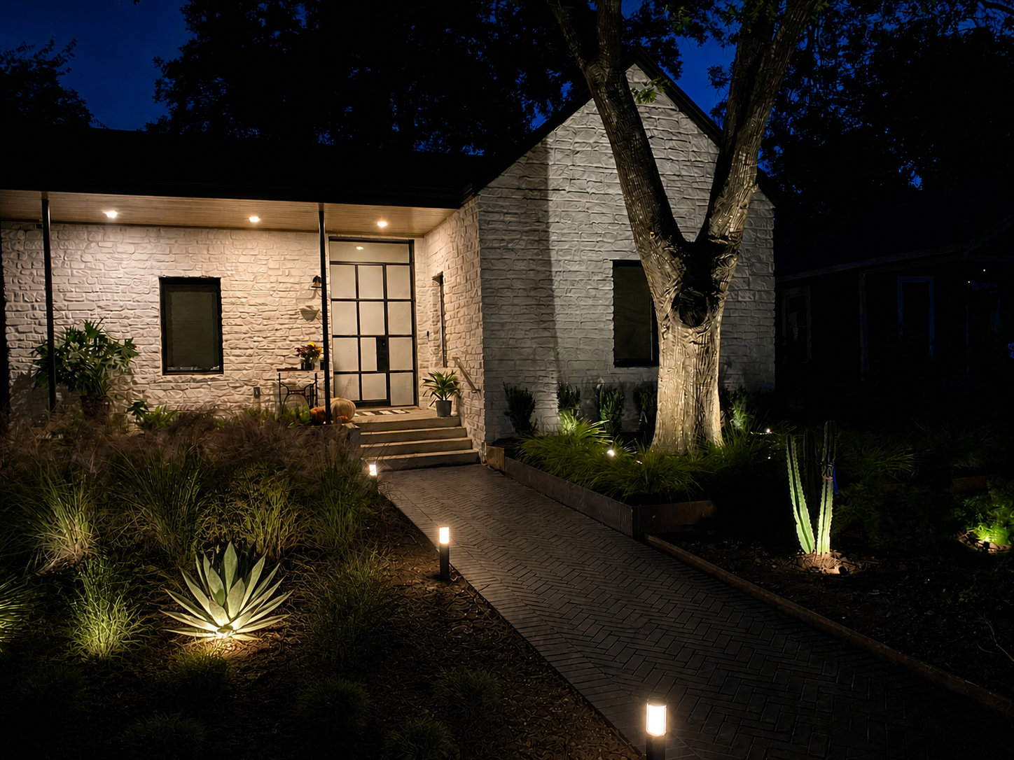 Making a huge impact with landscape lighting